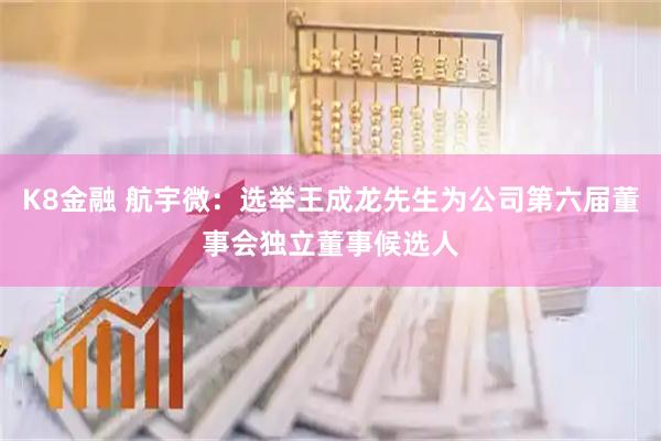 K8金融 航宇微：选举王成龙先生为公司第六届董事会独立董事候选人