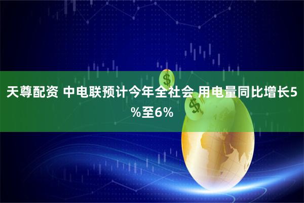天尊配资 中电联预计今年全社会 用电量同比增长5%至6%